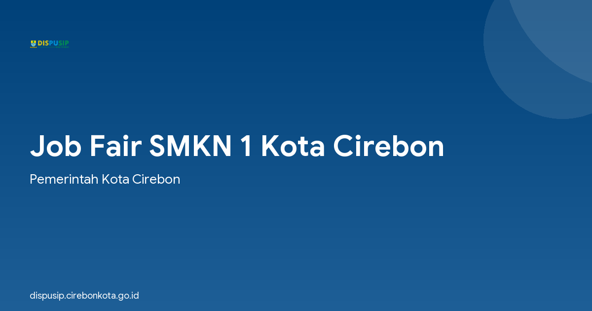 Job Fair SMKN 1 Kota Cirebon