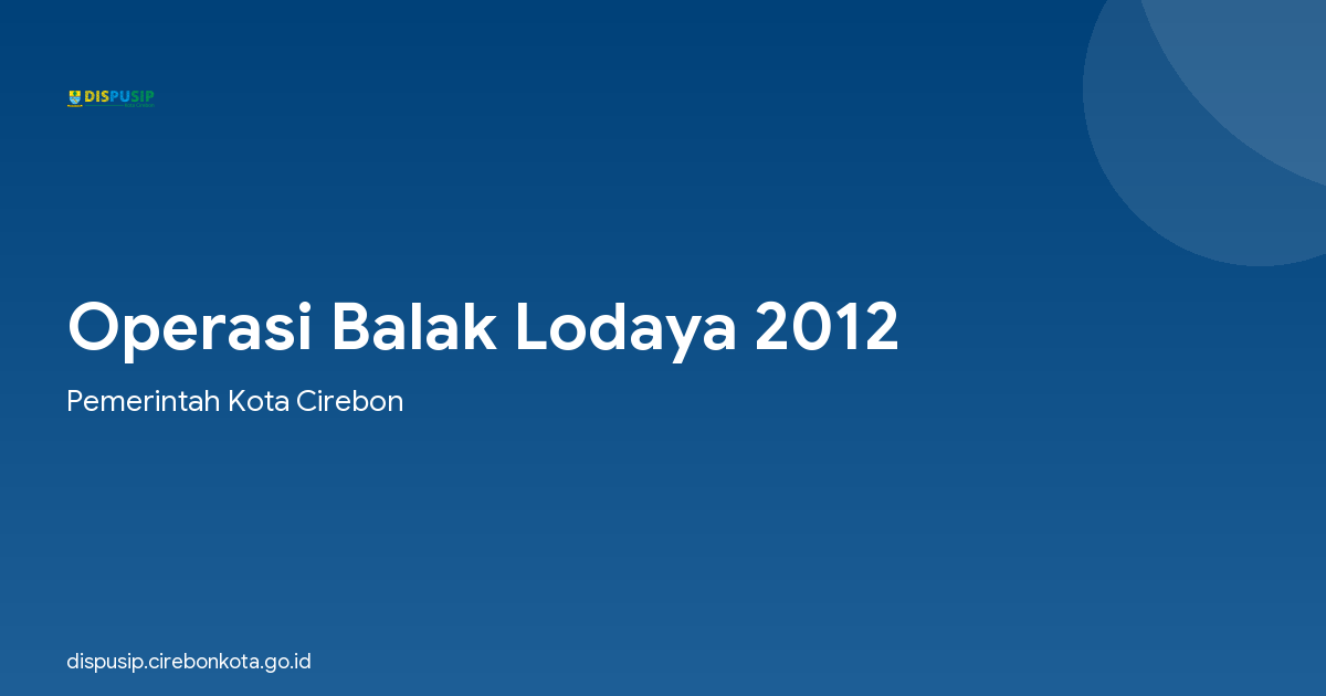 Operasi Balak Lodaya 2012