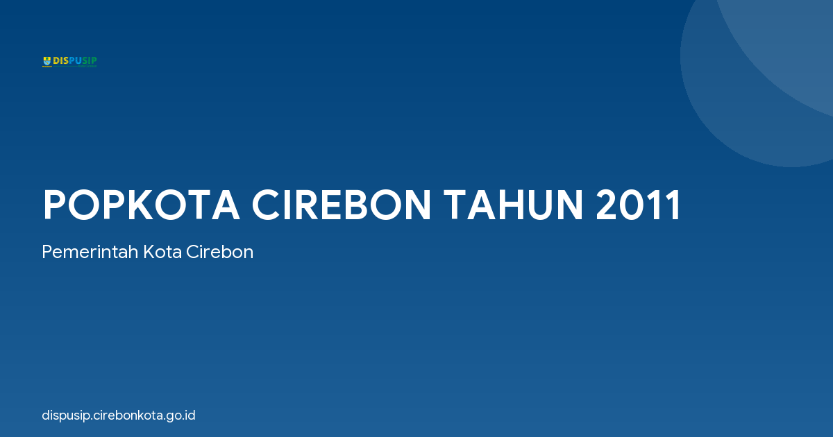 POPKOTA CIREBON TAHUN 2011