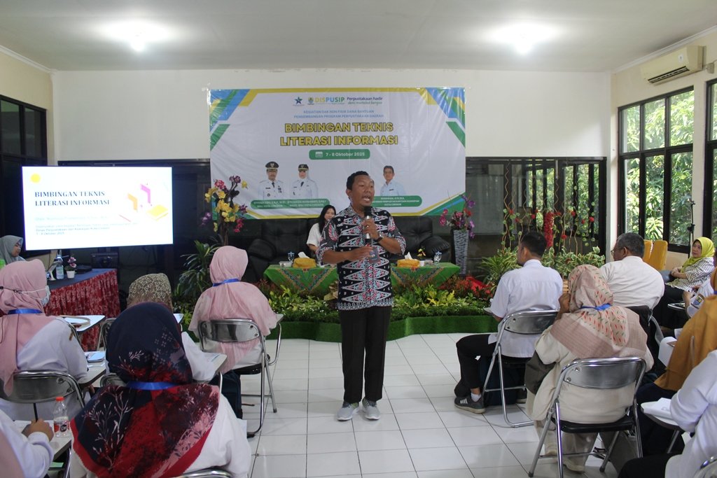 Dinas Perpustakaan dan Kearsipan Kota Cirebon Gelar Bimbingan Teknis Literasi Informasi