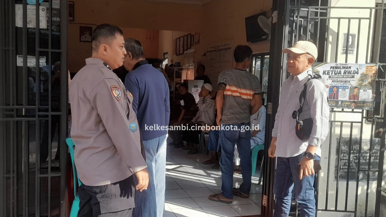 Lurah Kesambi Monitoring Pelaksanaan Pemilihan Ketua RW 04 Kampung Melati Periode 2026 sd 2031